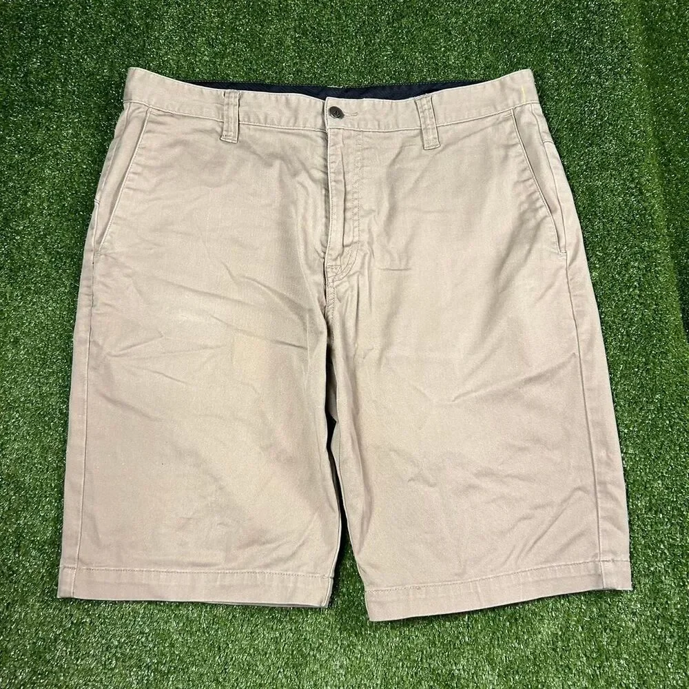 Volcom Men's Tan and Cream Shorts
